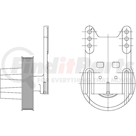 1077-09059-07X by KIT MASTERS - Kysor-Style Hub - Remanufactured