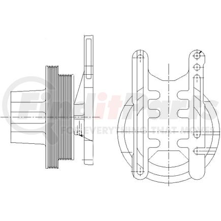 1077-09067-03X by KIT MASTERS - Kysor-Style Hub - Remanufactured
