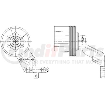 1077-09113-02X by KIT MASTERS - Kysor-Style Hub - Remanufactured