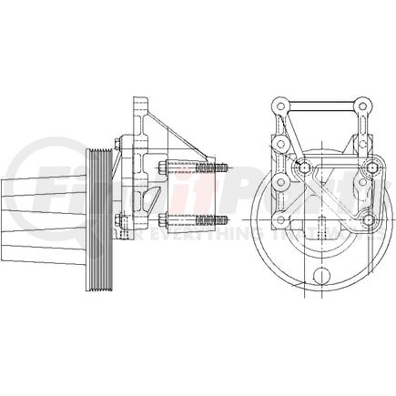 1077-09118-03X by KIT MASTERS - Kysor-Style Hub - Remanufactured