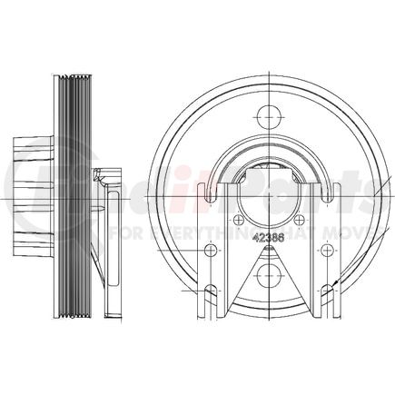 1077-09116-17X by KIT MASTERS - Kysor-Style Hub - Remanufactured