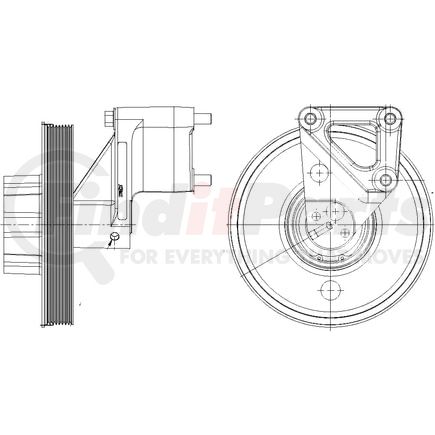 1077-09128-10X by KIT MASTERS - Kysor-Style Hub - Remanufactured