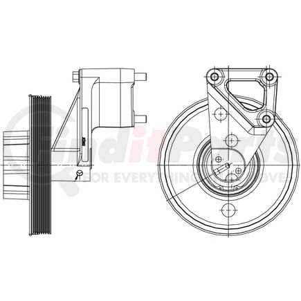 1077-09126-05X by KIT MASTERS - Kysor-Style Hub - Remanufactured