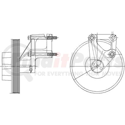 1077-09128-04X by KIT MASTERS - Kysor-Style Hub - Remanufactured