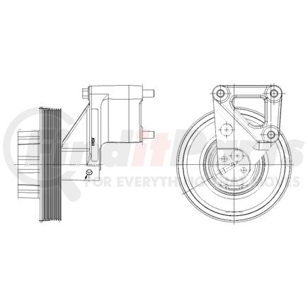 1077-09128-12X by KIT MASTERS - Kysor-Style Hub - Remanufactured