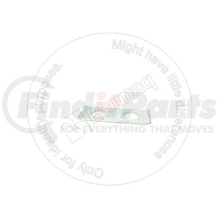 1A1399 by BLUMAQ - Nut Lock Plate - Steel, 0.0350 in. Thick, with 2 Bolt Hole