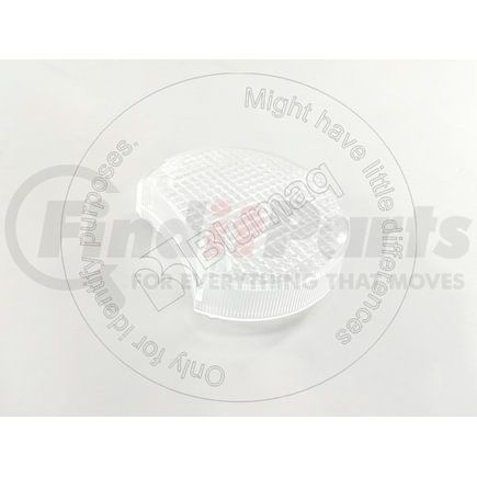 2811522 by BLUMAQ - Turn Signal Light Lens - Front, Left, Round, 4.52 in. OD, 1.52 in. Thick
