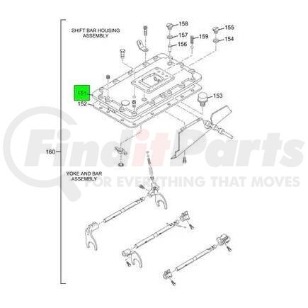 S2911 by EATON - SHIFT BAR HOUSING 4302679