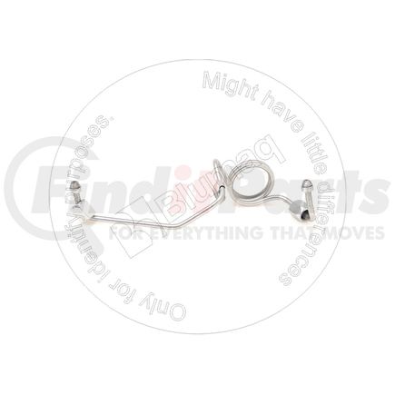 4P9381 by BLUMAQ - Fuel Injector Line - 11" Long, 1.6 mm. ID, with Collar and Swivel Nut on Both Ends