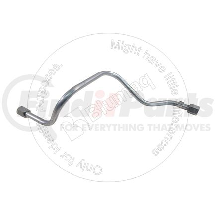 2W2927 by BLUMAQ - Fuel Injector Line - Steel, 0.3" ID, .37" OD, with Both End Fittings