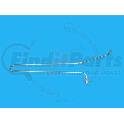 4P-7801 by BLUMAQ - Fuel Injector Line - 19.5" Long, 1.83 mm. ID, with Collar and Swivel Nut on Both Ends