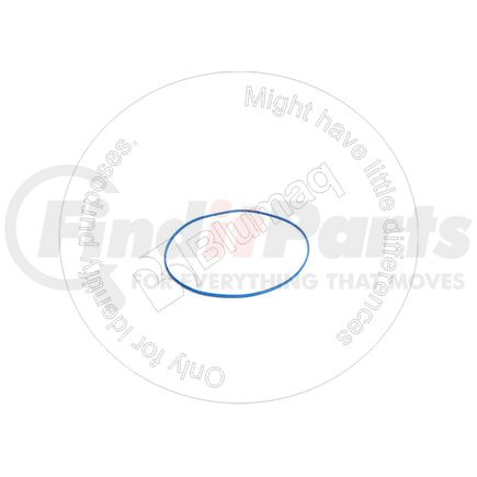 437-1409 by BLUMAQ - Engine Cylinder Liner Seal - Hydrogenated Nitrile, 140.10 mm. ID, fits Caterpillar