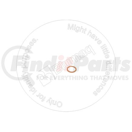 096.5489 by BLUMAQ - Washer - Copper, Plain