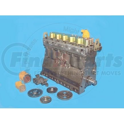 0R-4946 by BLUMAQ - Remanufactured Engine Block - DI Rectangular Rings, fits Caterpillar