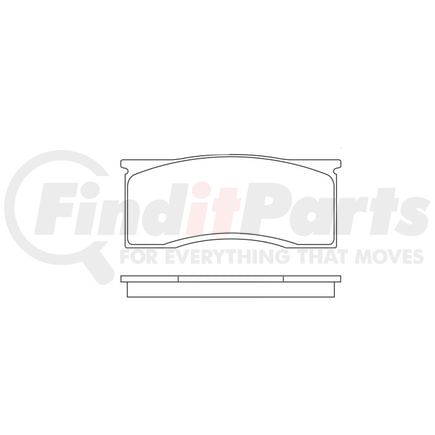 Bendix E10700110 Disc Brake Pad Set Pad Set