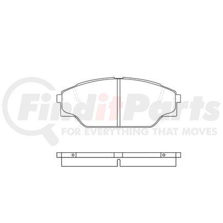 Bendix E10706050 Disc Brake Pad Set Pad Set