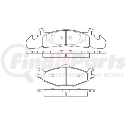 Bendix E10902590 Disc Brake Pad Set Pad Set