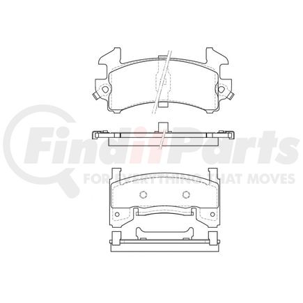 Bendix E10901540 Disc Brake Pad Set Pad Set