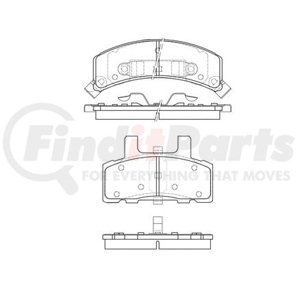 Bendix E10903690 Disc Brake Pad Set Pad Set