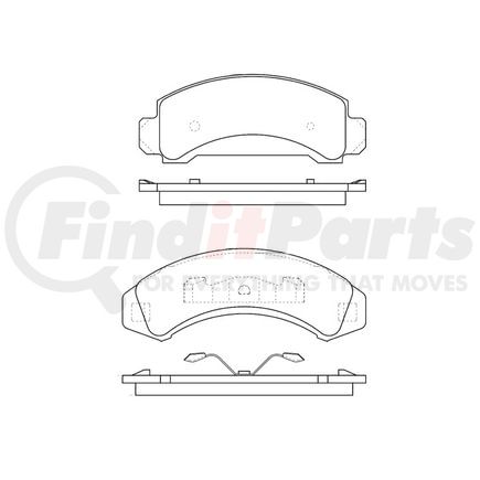 Bendix E10903870 Disc Brake Pad Set Pad Set