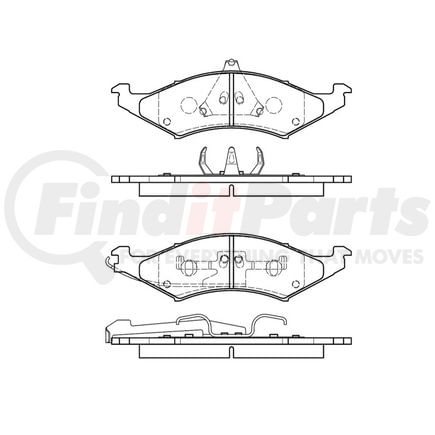 Bendix E10904210 Disc Brake Pad Set Pad Set