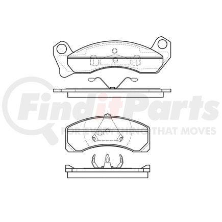 Bendix E10904990 Disc Brake Pad Set Pad Set