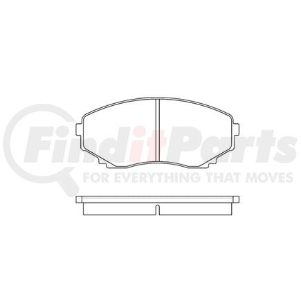 Bendix E10905510 Disc Brake Pad Set Pad Set