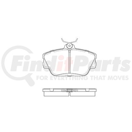 Bendix E10905980 Disc Brake Pad Set Pad Set