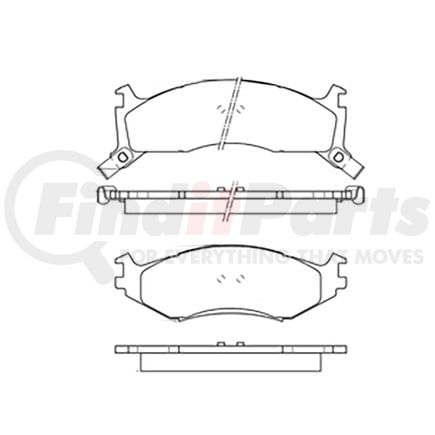 Bendix E10905240 Disc Brake Pad Set Pad Set