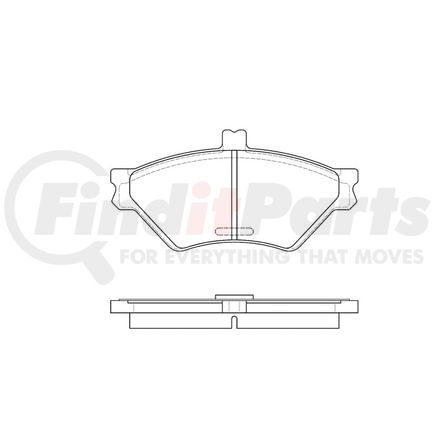 Bendix E10906780 Disc Brake Pad Set Pad Set