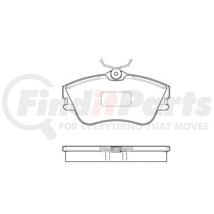 Bendix E10906380 Disc Brake Pad Set Pad Set