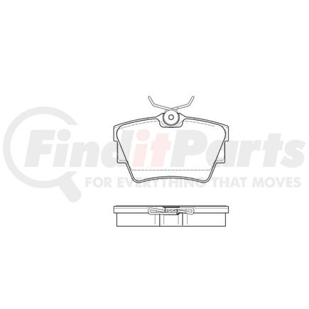Bendix E10907060 Disc Brake Pad Set Pad Set
