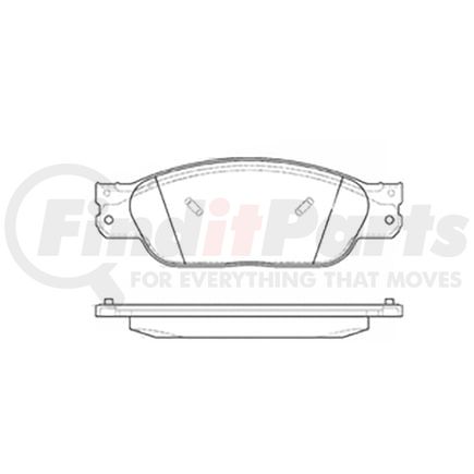 E10908050 by BENDIX - Pad Set