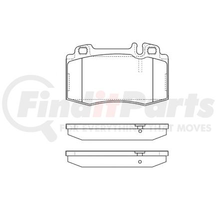 Bendix E10908470 Disc Brake Pad Set Pad Set