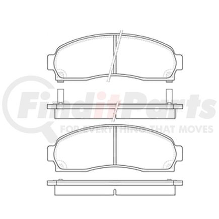Bendix E10908330 Disc Brake Pad Set Pad Set