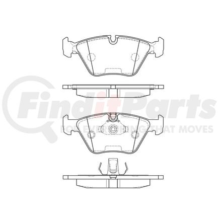 Bendix E10909460 Disc Brake Pad Set Pad Set