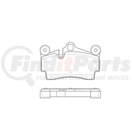E10909780 by BENDIX - Formula Blue™ Hydraulic Brake Pads - Premium Semi-Metallic, With Shims, Rear, 7879-D978, 7908-D978 FMSI