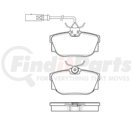 Bendix E10908771 Disc Brake Pad Set Pad Set