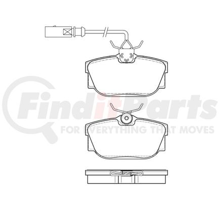 Bendix E10908772 Disc Brake Pad Set Pad Set
