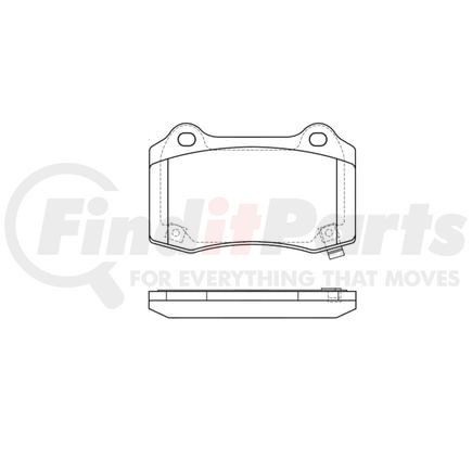 Bendix E10910530 Disc Brake Pad Set Pad Set