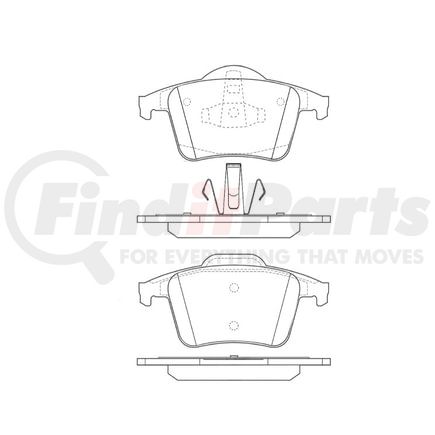 Bendix E10909800 Disc Brake Pad Set Pad Set