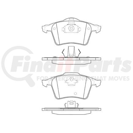 Bendix E10910030 Disc Brake Pad Set Pad Set
