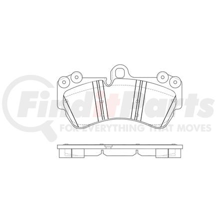 Bendix E10910070 Disc Brake Pad Set Pad Set