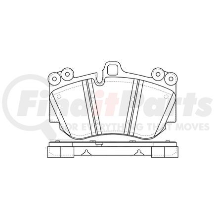 Bendix E10911300 Disc Brake Pad Set Pad Set