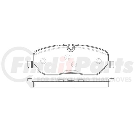 E10910980 by BENDIX - Formula Blue™ Hydraulic Brake Pads - Premium Semi-Metallic, With Shims, Front, 8202-D1098 FMSI