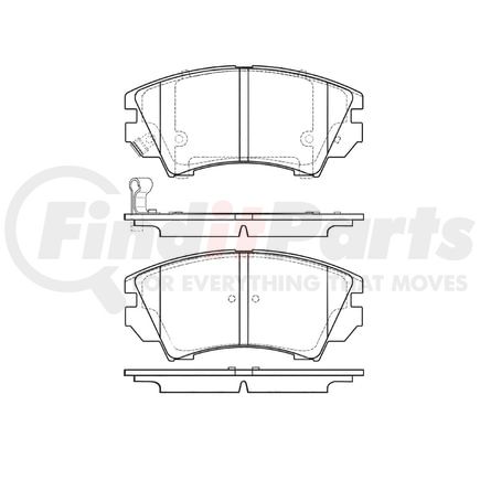 Bendix E10914040 Disc Brake Pad Set Pad Set