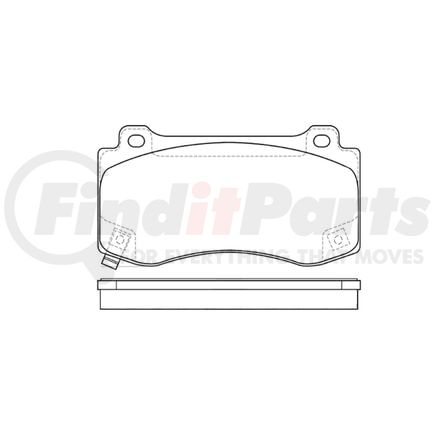 Bendix E10911490 Disc Brake Pad Set Pad Set