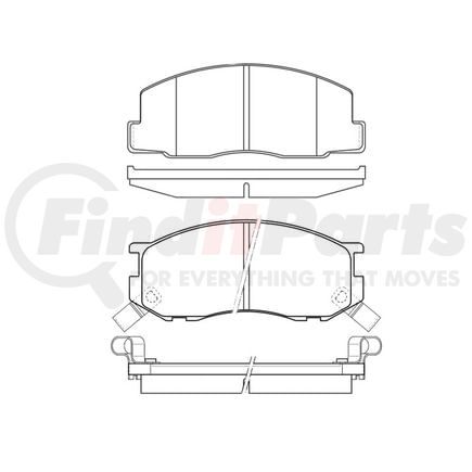 Bendix E11002630 Disc Brake Pad Set Pad Set
