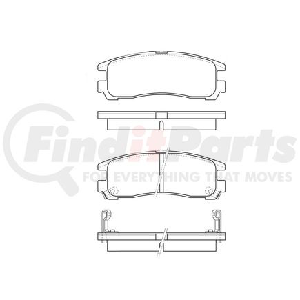 Bendix E11003830 Disc Brake Pad Set Pad Set