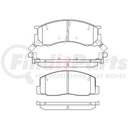 Bendix E11005000 Disc Brake Pad Set Pad Set